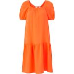 Vero Moda - Mekko vmNatali Nia 2/4 Blk Dress Wvn - Oranssi - 36/38