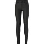Vero Moda - VmSeven NW SS Smooth Coated Pants housut - Musta - W34/L30