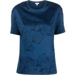 Naisten Siniset Koon XL Lyhythihaiset VERSACE Kukalliset O -kaula-aukkoiset Lyhythihaiset t-paidat 