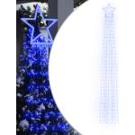 Siniset VidaXL Joulukuusen koristeet 8 kpl 