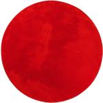 Punaiset Polyesteriset Konepestävät VidaXL Nukkamatot läpimitaltaan 80cm 