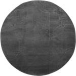 Antrasiitinväriset Skandinaaviset Polyesteriset Konepestävät VidaXL Kuviolliset matot läpimitaltaan 120cm 