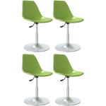 Vihreät Muoviset Selkänojalliset VidaXL Ruokapöydän tuolit 4 kpl 