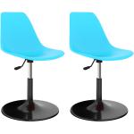 Siniset Muoviset VidaXL Ruokapöydän tuolit 2 kpl 