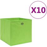 Vihreät Metalliset VidaXL Säilytyslaatikot 10 kpl 