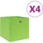 Vihreät Metalliset VidaXL Säilytyslaatikot 4 kpl 