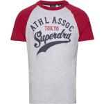 Vintage Home Run Raglan Tee Tops T-shirts Short-sleeved Multi/patterned Superdry