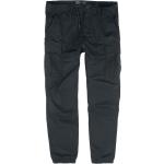 Vintage Industries Reisitaskuhousut - Clyde trousers housut - S- XL - varten Miehet - Musta