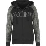 Volbeat Vetoketjuhuppari - EMP Signature Collection - S- XXL - varten Naiset - Musta-tummanharmaa