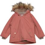 Wally Winter Jacket Fake Fur Outerwear Shell Clothing Shell Jacket Vaaleanpunainen Mini A Ture Ehdollinen Tarjous