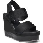 Naisten Mustat Koon 41 Calvin Klein Kiilakorko Korkeakorkoiset sandaalit 