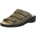 Weeger Orthopaedic Mules with Interchangeable Footbed (Pantolette) - Beige metallic, size: 40 EU