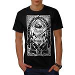 Wellcoda | Illuminati Eye Squid Mens NEW Sea Monster Black T-shirt L