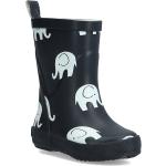Wellies W.elephant Print Shoes Rubberboots High Rubberboots Blue CeLaVi