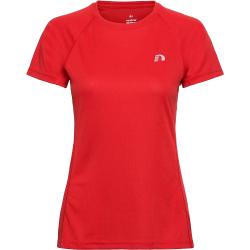 Women Core Running T-Shirt S/S T-shirts & Tops Short-sleeved Punainen Newline
