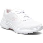 Womens Go Walk 6 - Iconic Vision Matalavartiset Sneakerit Tennarit White Skechers