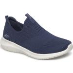 Womens Ultra Flex - First Take Matalavartiset Sneakerit Tennarit Blue Skechers