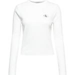 Naisten Valkoiset Koon XL Pitkähihaiset Calvin Klein Jeans Pitkähihaiset paidat 
