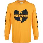 Wu-Tang Clan Pitkähihainen paita - Black Logo - M- XXL - varten Miehet - Keltainen