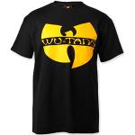 Wu-Wear Wu Logo Tee T Shirt T-Shirt M-3XL Wu-Tang Clan(Schwarz,S)