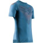 X-Bionic - Twyce Run Shirt S/S - Juoksupaita Koko XL - sininen