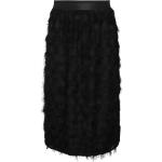 Yasdio Hw Midi Skirt Polvipituinen Hame Black YAS
