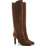 Saint Laurent Boots for Women, Booties On Sale, Brown, suede, 2022, 35.5 36 36.5 37