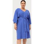 Naisten Siniset Koon 4 XL Zizzi V -kaula-aukkoiset Plus-koon mekot kesäkaudelle alennuksella 
