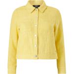 Naisten Keltaiset Polyesteriset Koon S Vuoratut Plus-koon välikausitakit 